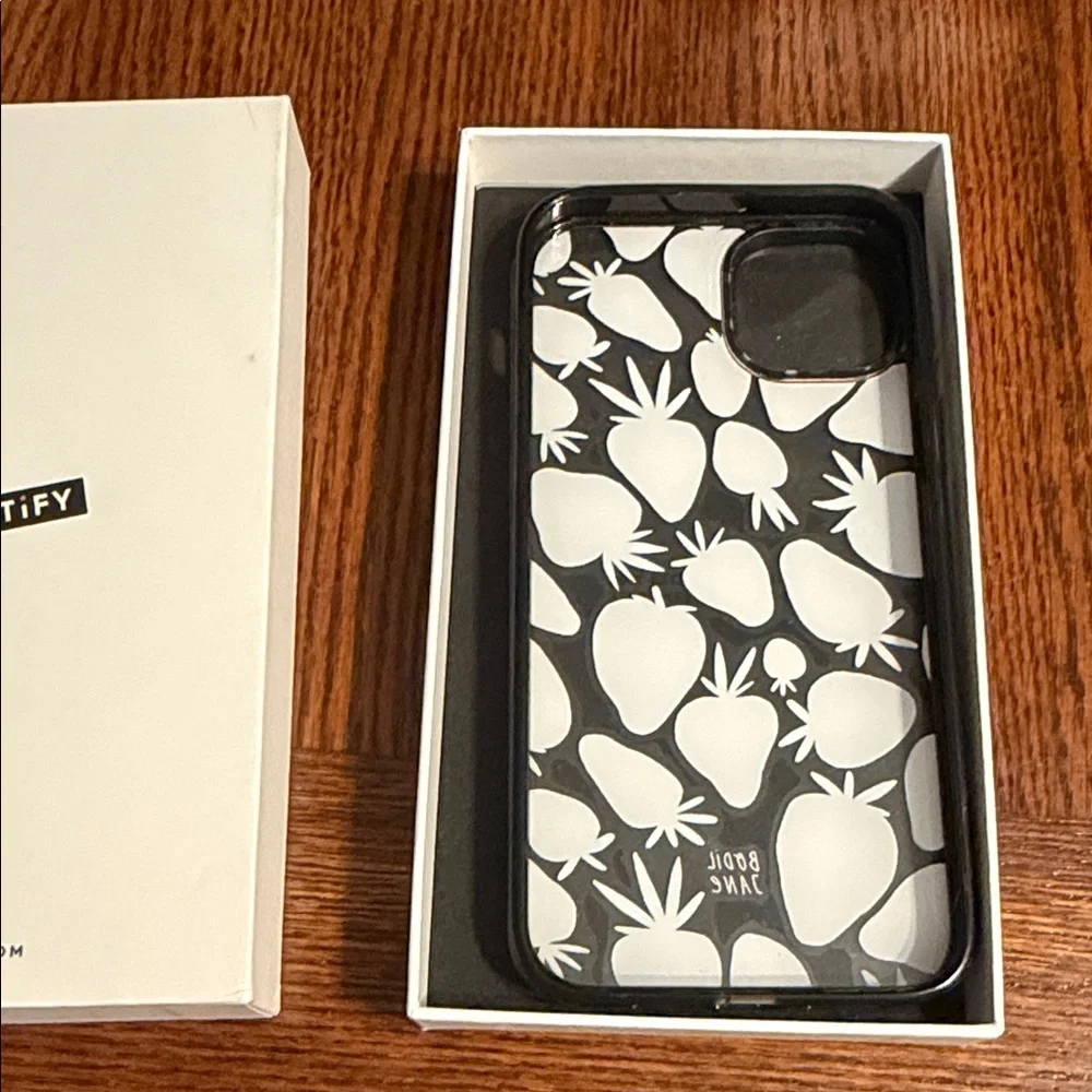 Casetify Red & Pink Strawberry Pattern Phone Case - Picture 2 of 4